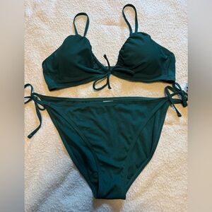 Target Dark Green Bikini Set